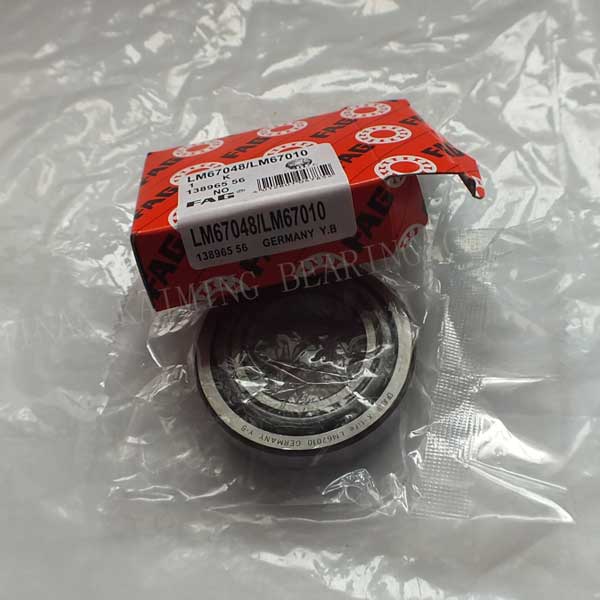 Single row inch taper roller bearing LM67048/LM67010