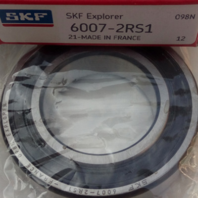 SKF 6007 2RS1 sealed single row deep groove ball bearing - China ...