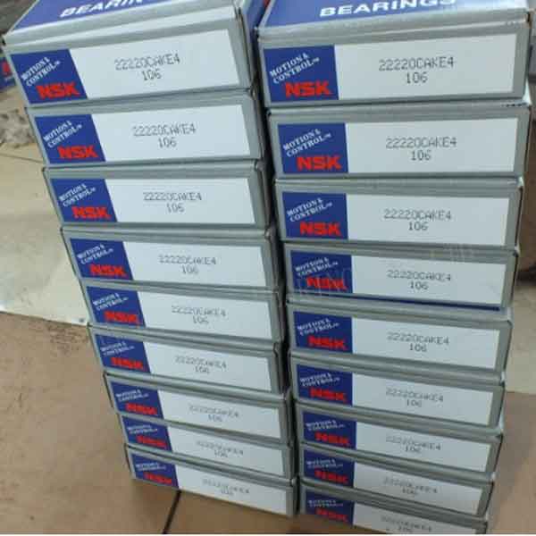 NSK Spherical Roller Bearing 22220 Model：22220 internal diameter100mm， externa